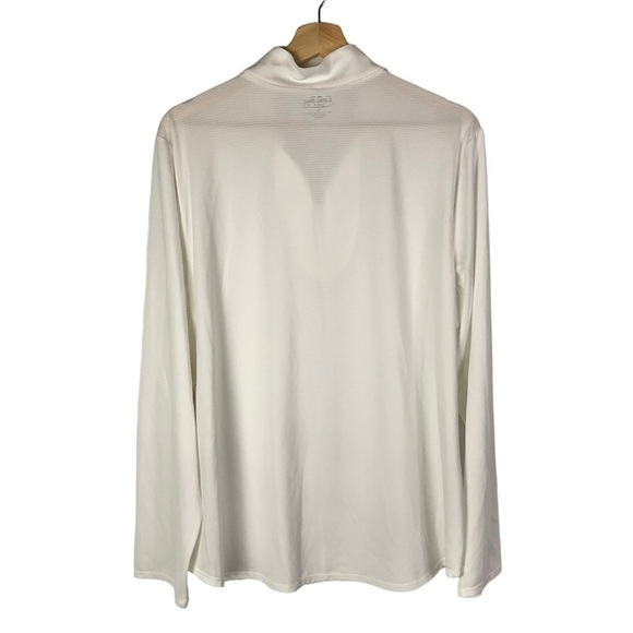 Coral Bay Golf White Quarter Zip Pullover XL - Picture 2 of 3